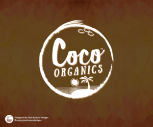 Coco Organics | Logo Design by Noche designs