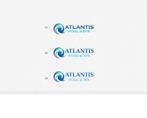 Logo Design by damakyjr for Atlantis Pool/Spa Service&Repair LLC | Design: #7191048