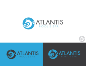 Logo Design by el. for Atlantis Pool/Spa Service&Repair LLC | Design #6983381