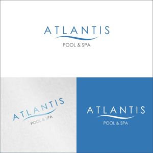 Logo Design by *mary for Atlantis Pool/Spa Service&Repair LLC | Design: #7016570