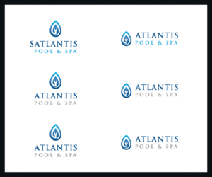 Logo Design by Roy for Atlantis Pool/Spa Service&Repair LLC | Design: #7208012