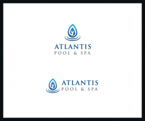 Logo Design by Roy for Atlantis Pool/Spa Service&Repair LLC | Design: #7397319