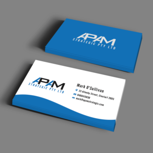 Business Card Design by Riz' for APAM Strategic Pty Ltd | Design #6963411