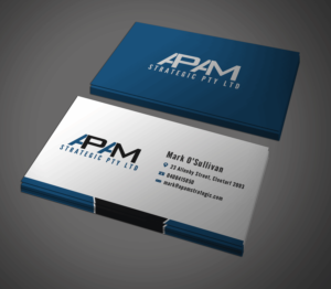 Visitenkarten-Design von Riz' für APAM Strategic Pty Ltd | Design: #6994934