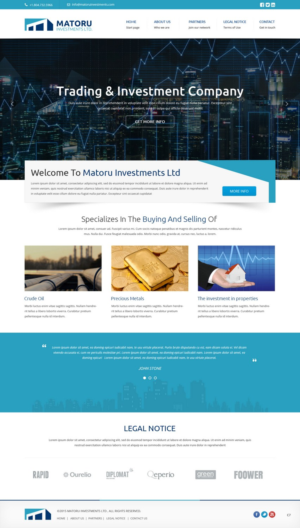 Diseño Web por pb para Matoru Investments Ltd | Diseño: #7033992