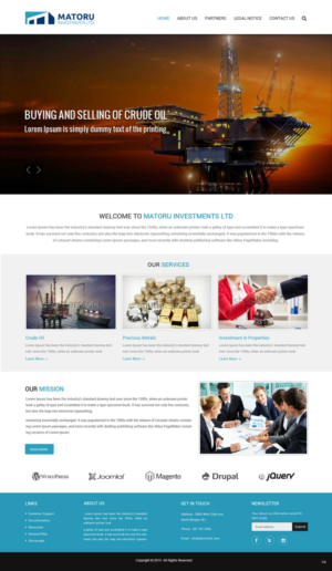 Diseño Web por pb para Matoru Investments Ltd | Diseño: #7033993