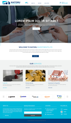 Diseño Web por Creations Box 2015 para Matoru Investments Ltd | Diseño: #7093292