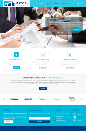 Diseño Web por Creations Box 2015 para Matoru Investments Ltd | Diseño: #7093293