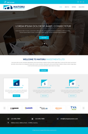 Diseño Web por Creations Box 2015 para Matoru Investments Ltd | Diseño: #7093295