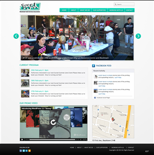 Web Design by pb for Blacktown Youth Services Association | Design: #1844369