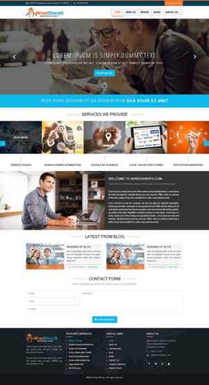 Web Design par sales 16 pour PhysVisible | Design #6978902