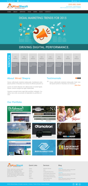 Digital Marketing Agency Needs a Wordpress Web Design | Diseño Web por JustACreative1