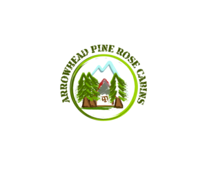 Arrowhead Pine Rose Cabins, Rustic forest/nature retro Design | Diseño de Camiseta por briliana