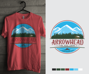 T-shirt Design by Ibnu Ardi for Arrowhead Pine Rose Cabins | Design: #7028814