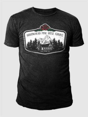 Arrowhead Pine Rose Cabins, Rustic forest/nature retro Design | Diseño de Camiseta por 777SKY
