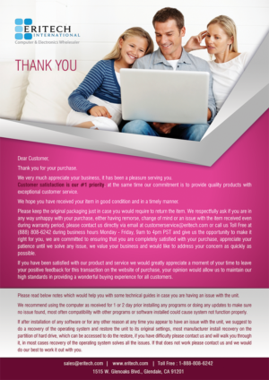 Flyer Design by Akshar Shailesh for Eritech International Incorporated | Design: #7040970