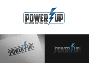 Logo Design by christianpoetoe for Powerup Electric systems Inc. | Design: #12614633