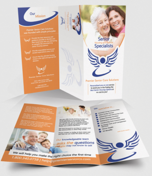 Premier Senior Care Solutions Tri-fold brochure        | Flyer Design by creationz2011