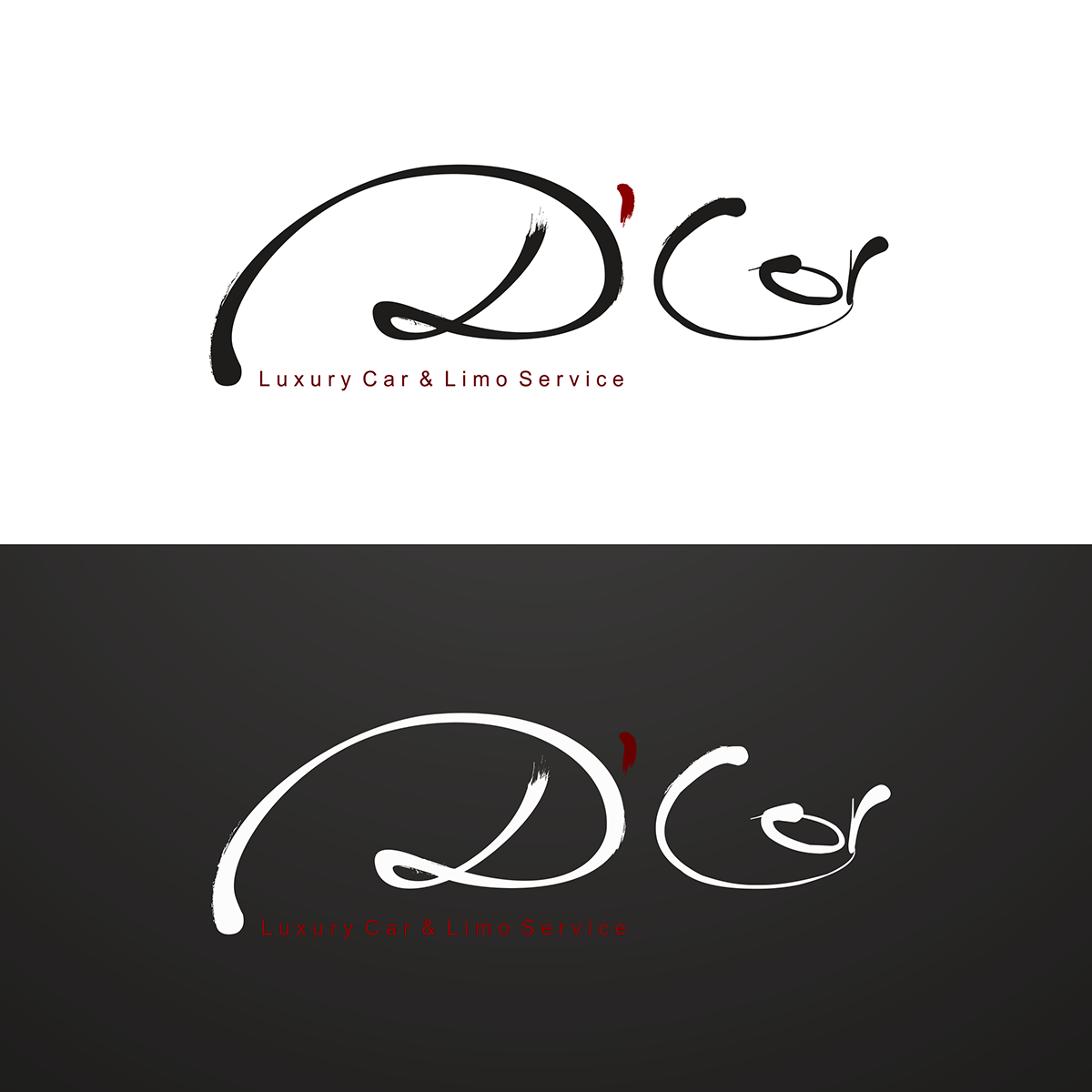 Logo Design by AU9USTO for D'Cor Luxury Car and Limousine Service | Design #1830012