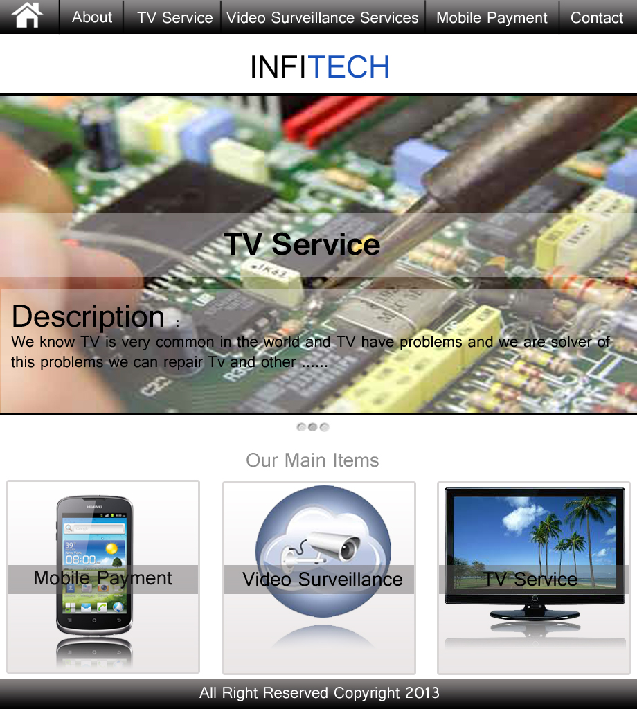 Web Design by Dh Production By Aniqa for Infitech | Design #1796513