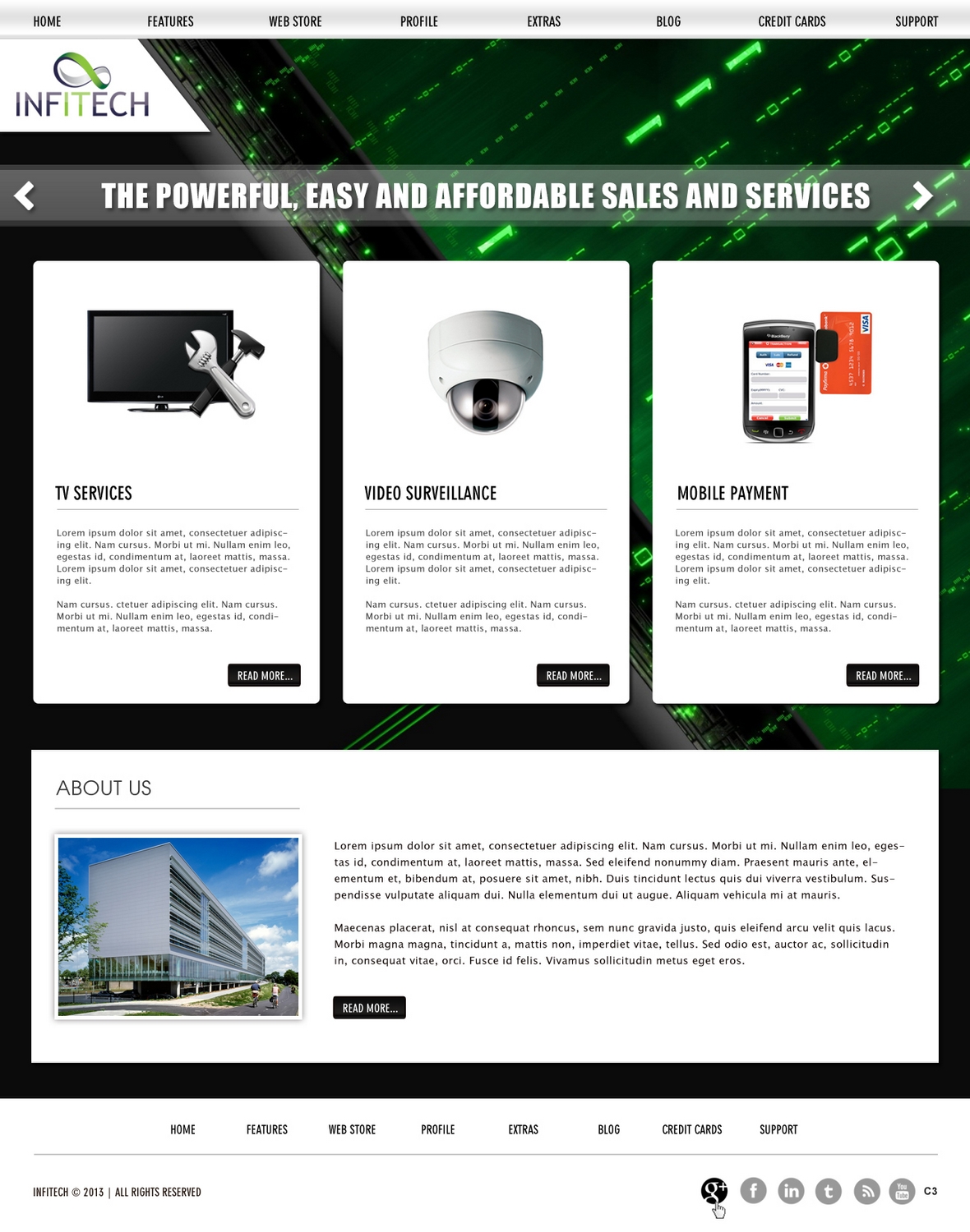 Web Design par pb pour Infitech | Design #1795674