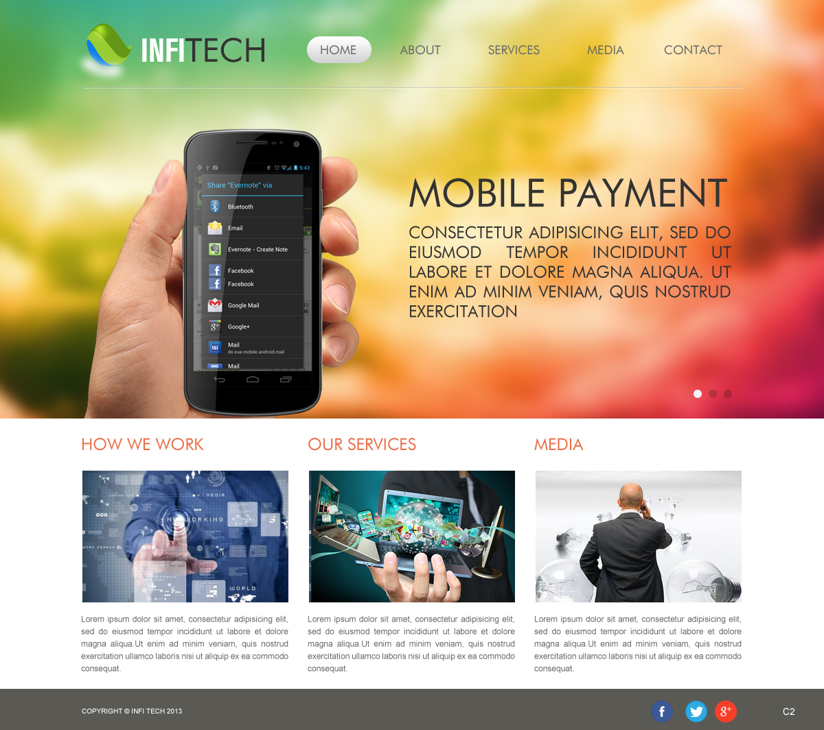 Web Design par pb pour Infitech | Design #1795676