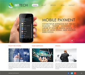 Web Design by pb for Infitech | Design: #1795676
