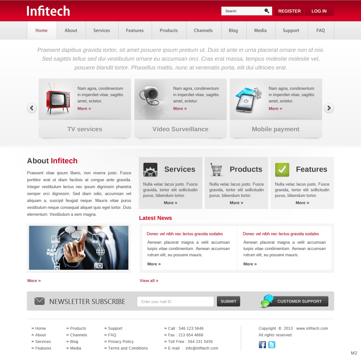 Web Design par pb pour Infitech | Design #1795677
