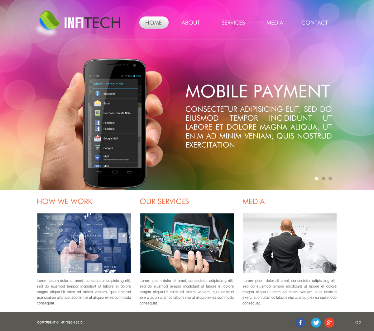 Web Design par pb pour Infitech | Design #1801871