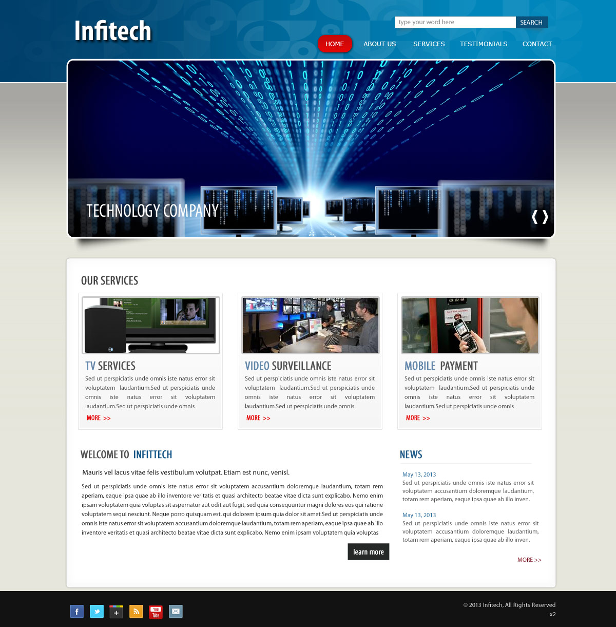 Web Design par pb pour Infitech | Design #1801891