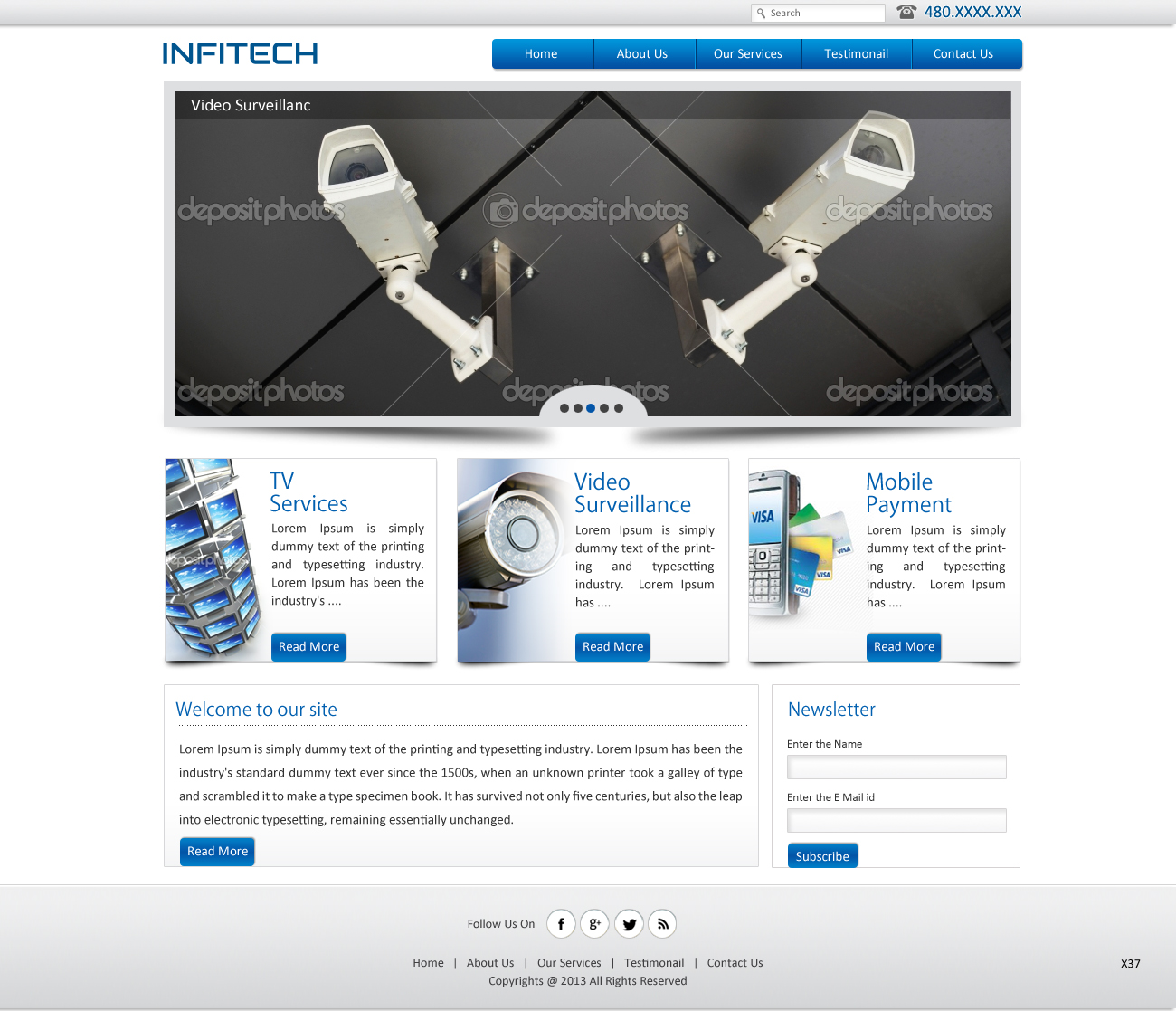Web Design par pb pour Infitech | Design #1801892