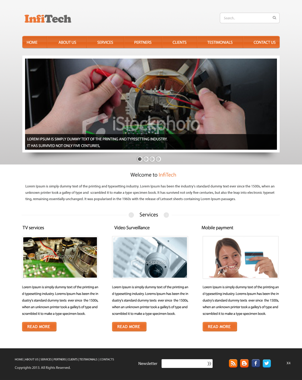 Web Design par pb pour Infitech | Design #1806748