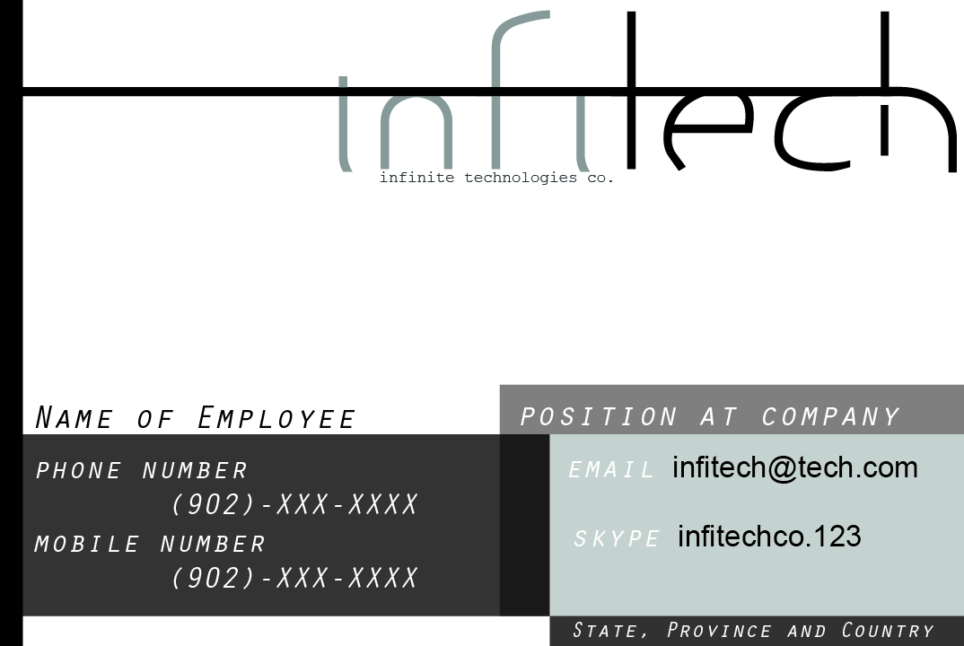 Business Card Design by ArchBDUL for Infitech | Design #1791385