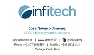 Diseño de Tarjeta de Presentación por pb para Infitech | Diseño: #1802048
