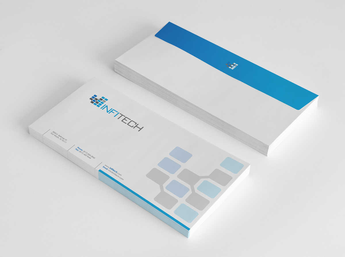 Stationery Design by logodentity for Infitech | Design #1819550