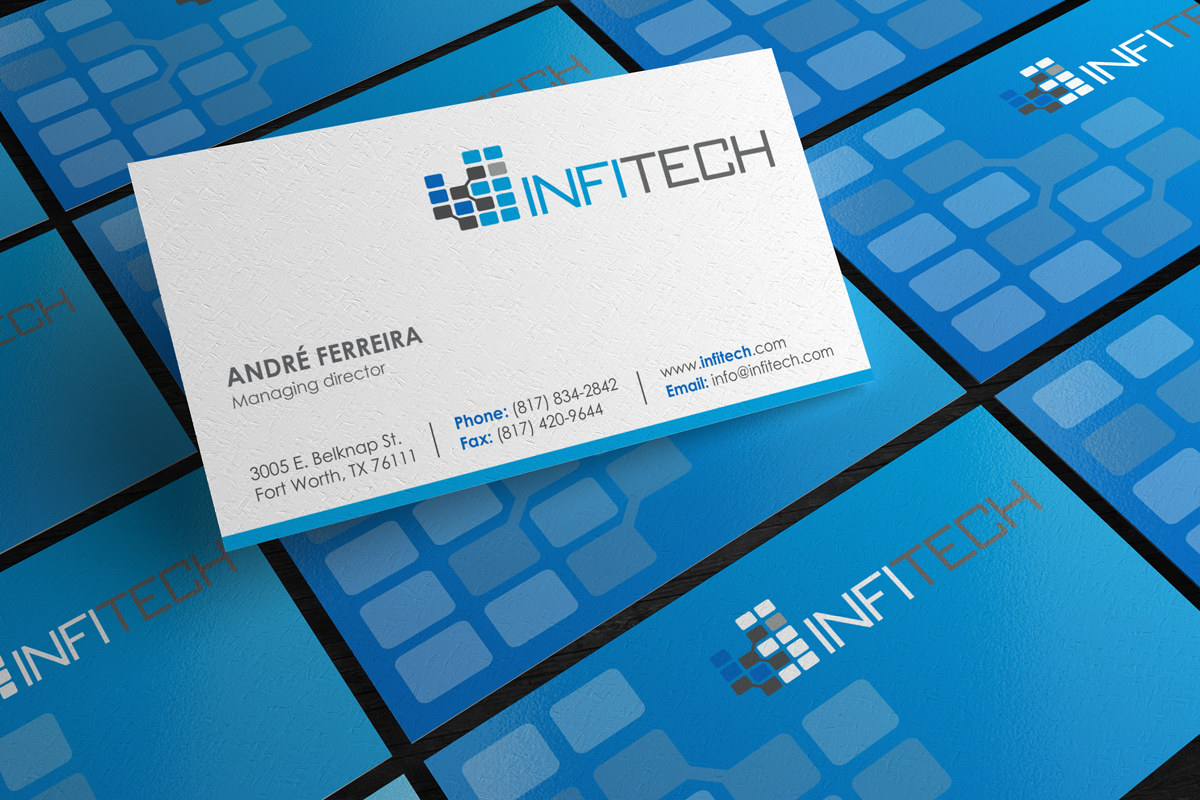 Stationery Design by logodentity for Infitech | Design #1819557