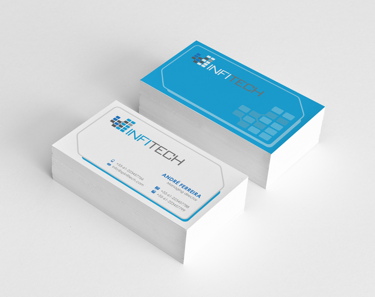 Stationery Design by logodentity for Infitech | Design #1820026