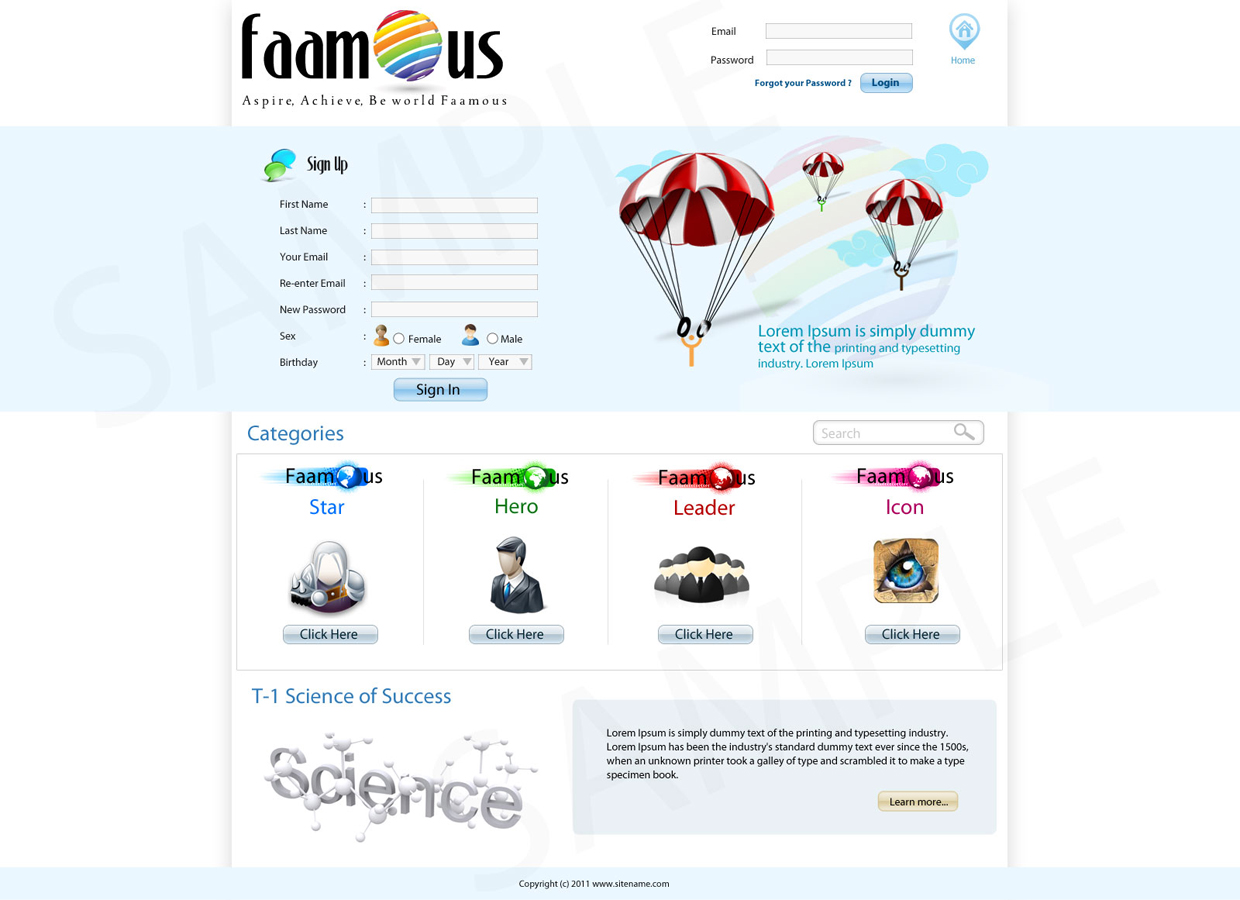 Web Design by pb for this project | Design #366219