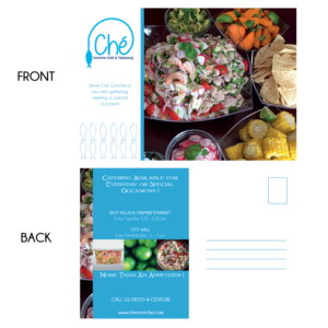 Diseño de Postal por sam461991 para Ché Ceviche, LLC | Diseño: #6973678