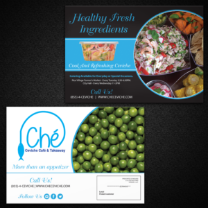 Diseño de Postal por Mon01 para Ché Ceviche, LLC | Diseño: #7000237