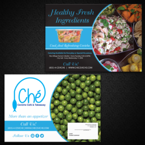 Diseño de Postal por Mon01 para Ché Ceviche, LLC | Diseño: #7009406
