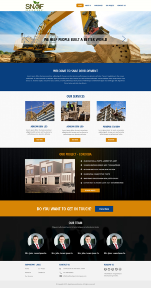 Web Design by KAMIL for this project | Design: #7025543