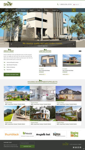 Web Design by pb for this project | Design: #7005548