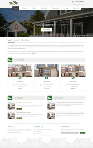 Web Design by Nippu for this project | Design: #7034613