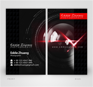 Eddie Zhuang Photography needs a business card designs | Business Card Design by disign