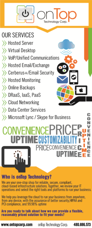 Advertisement Design by rituparna.graphicdesigner for onTop Technology | Design #7058189