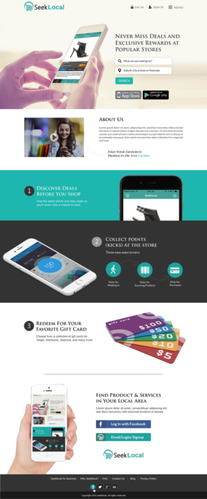 Responsive web design for leading product search engine | Web Design by Sbss