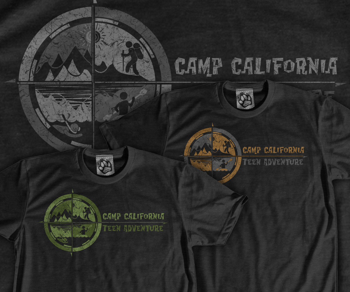 T-shirt Design by jd_teedesigns for Camp California d.o.o. | Design #1819410