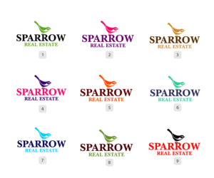 Logo Design by CreativeTrick for Sparrow Real Estate | Design: #7000089