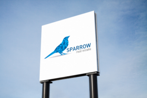 Logo Design by ALLEN GRAPHICS for Sparrow Real Estate | Design: #7000359